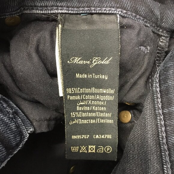 Mavi Gold Womens Skinny Jeans Size 25/27 Med Wash Blue Stretch - Picture 4 of 9